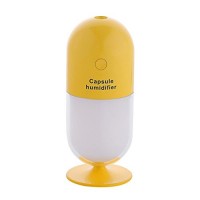 SoadSight YRD TECH Cool Mist LED Lamp 110ml USB Capsule Home Aroma Humidifier Air Diffuser Purifier Atomizer for Office Bedroom Living Room Study (Yellow) - B07F34QLT6